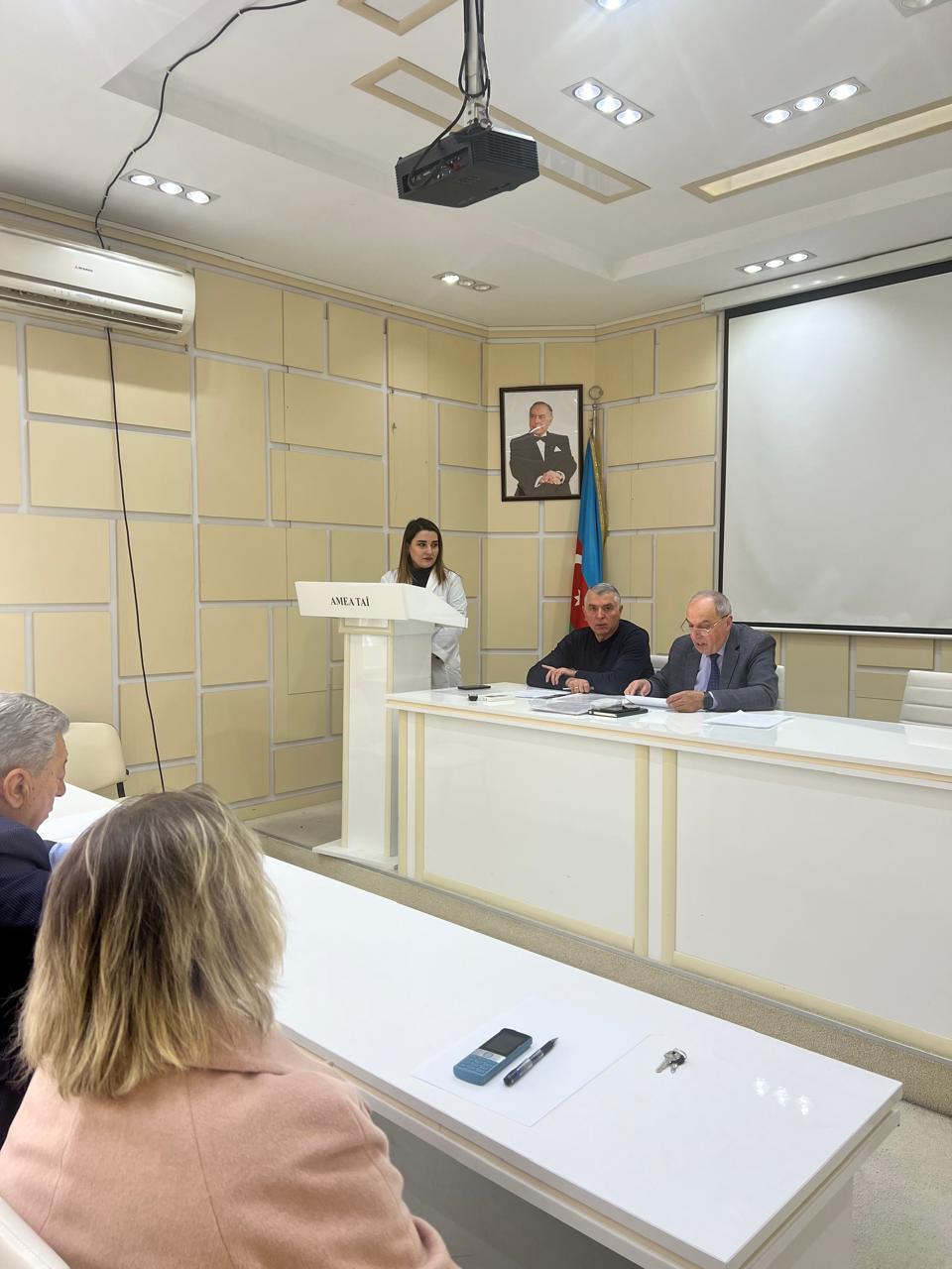  В Институте почвоведения и агрохимии МНО АР состоялось  аттестация докторантов и диссертанов 