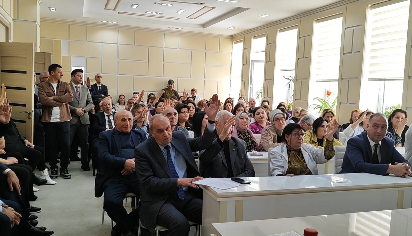 The report-election meeting of the Trade Union Committee was held at the Institute of Soil Science and Agrochemistry of the Ministry of Science and Education of the Republic of Azerbaijan.