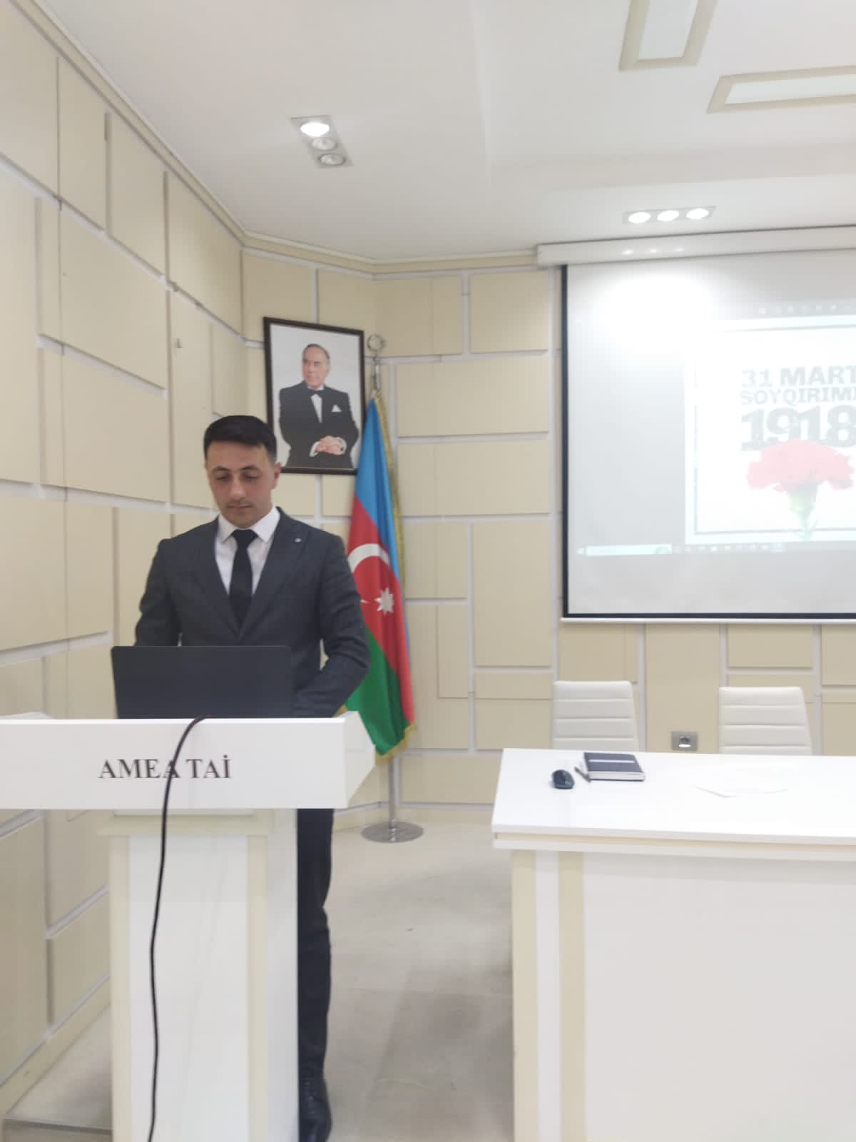 В  Институте почвоведения и агрохимии состоялось памятное мероприятие посвященное 31 марта-Дня геноцида азербайджанцев  город Баку. 31 марта 2023 г.