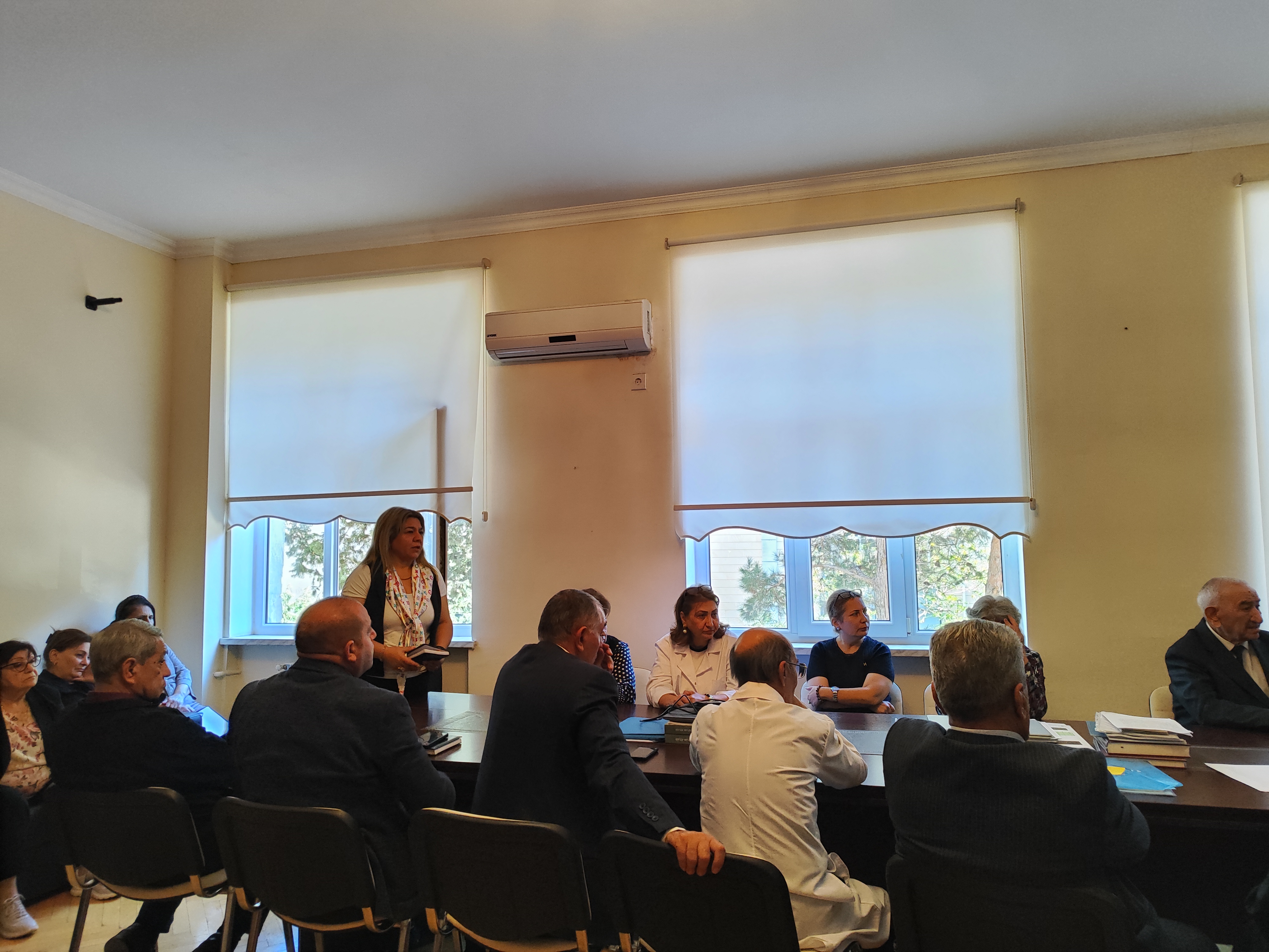 The work carried out during the visit to Karabakh was discussed at the Institute of Soil Science and Agrochemistry.