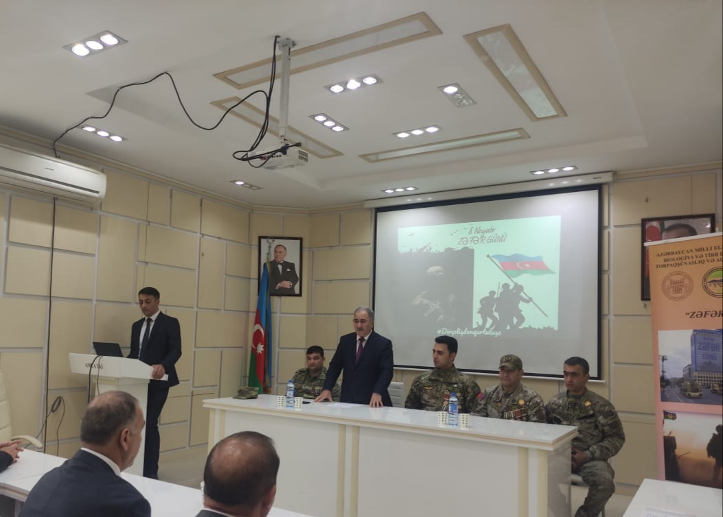 В Институте почвоведения и агрохимии состоялось мероприятие, посвященное Дню Победы ноября. 