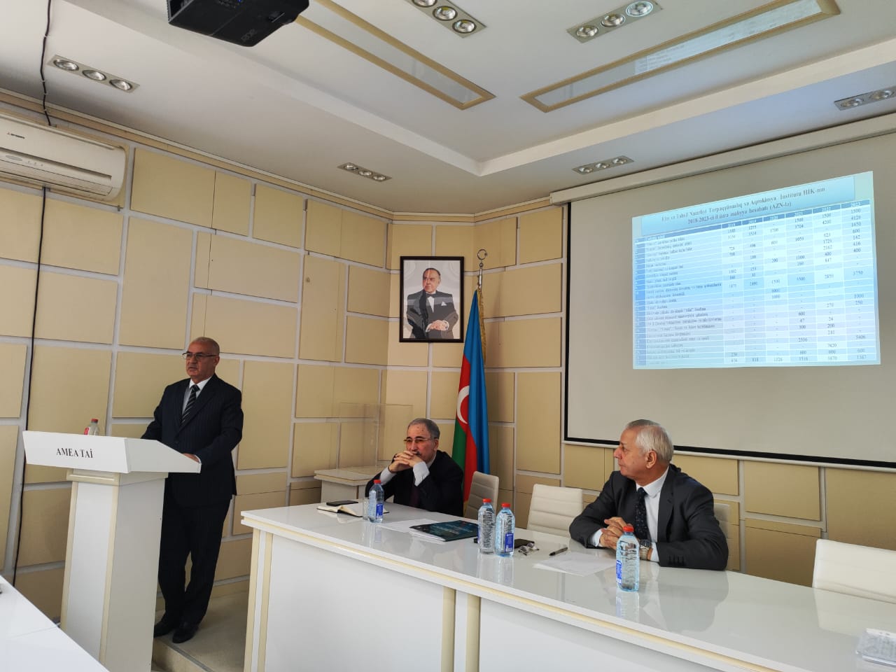 The report-election meeting of the Trade Union Committee was held at the Institute of Soil Science and Agrochemistry of the Ministry of Science and Education of the Republic of Azerbaijan.