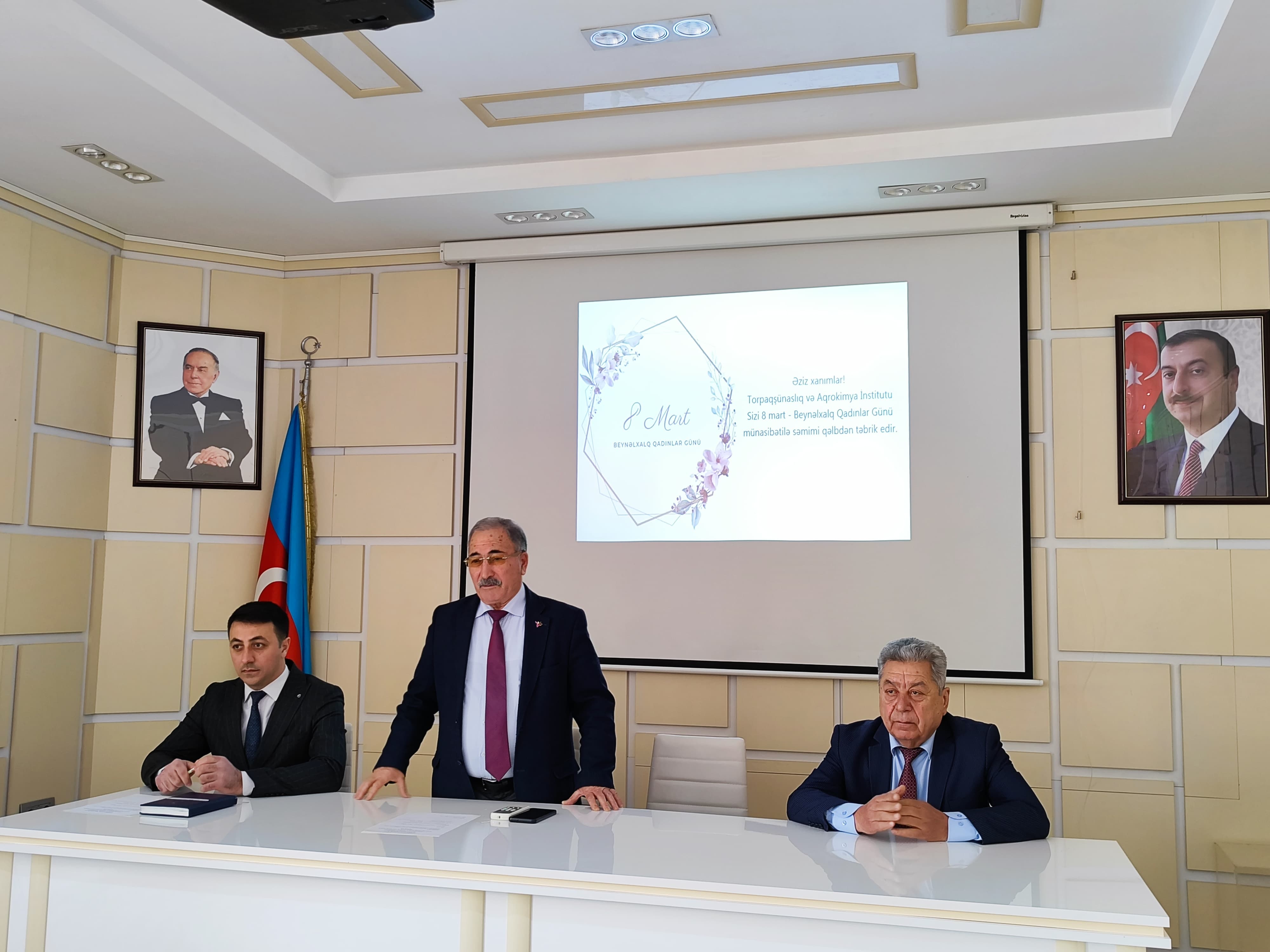 В Институте почвоведения и агрохимии МНО АР состоялось  мероприятие  посвященное 8 марта – Международного женского дня