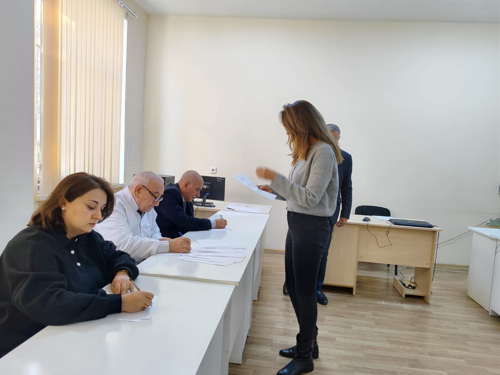 В Институте почвоведения и агрохимии МНО АР проводились  докторские (минимальные) экзамены для докторантов и диссертантов  в процессе подготовки докторов  философских наук