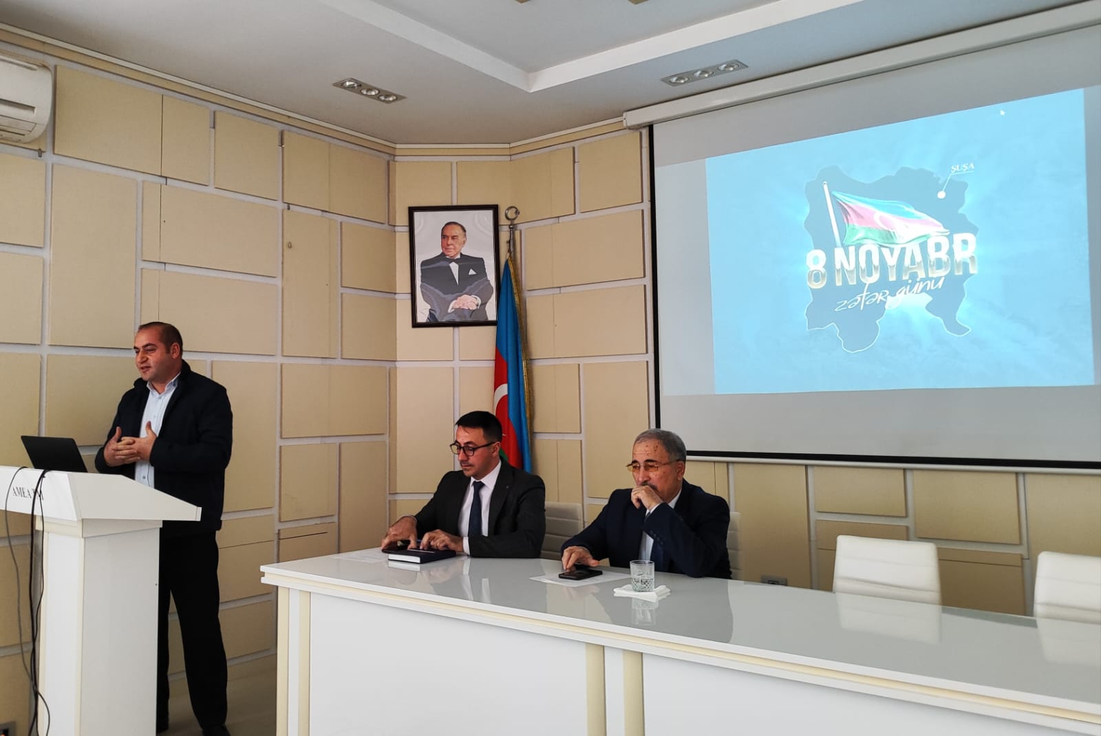 В Институте почвоведения и агрохимии состоялось мероприятие, посвященное 8 ноября - Дню Победы  