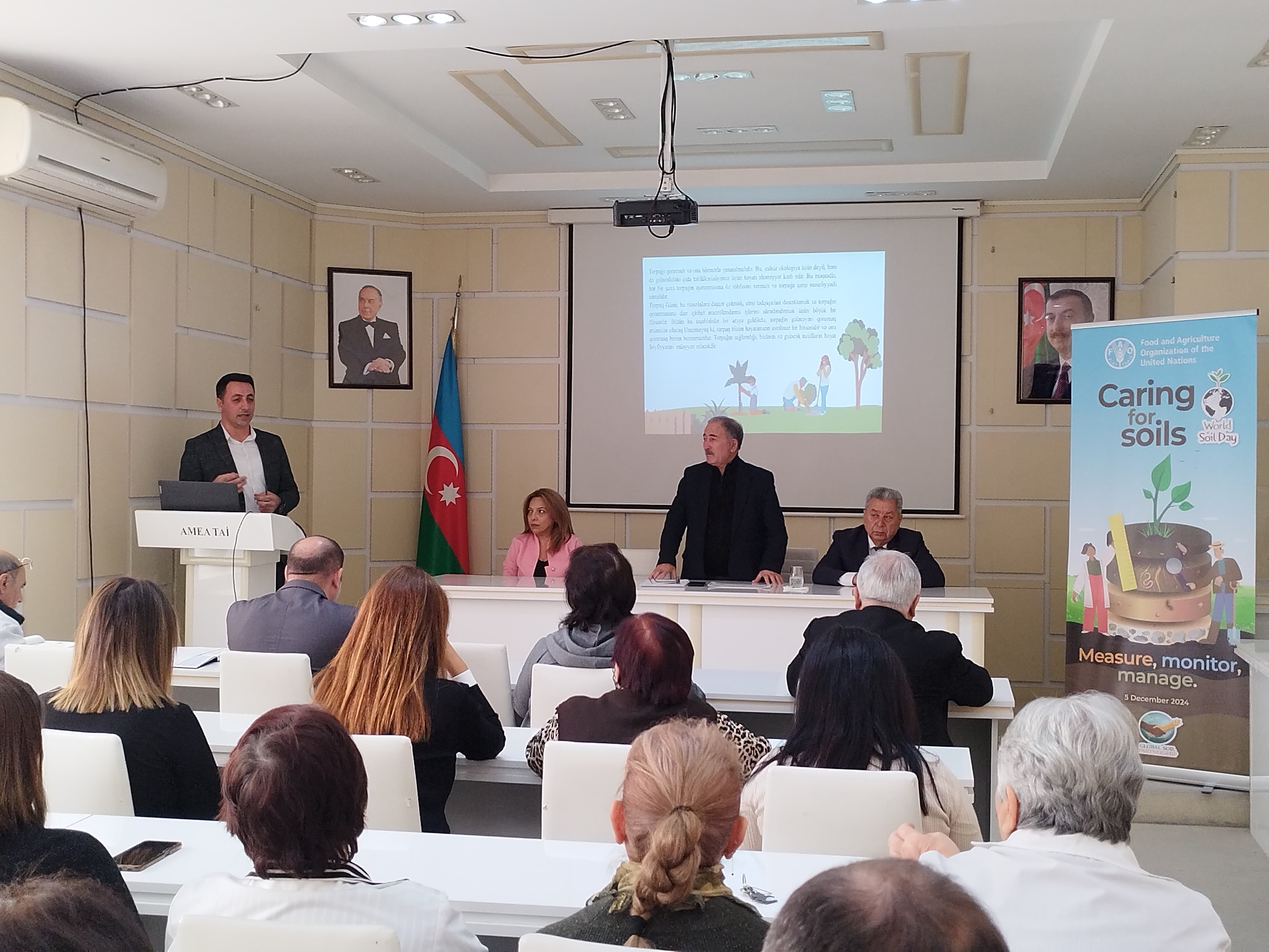 В Институте почвоведения и агрохимии МНО АР состоялось мероприятие посвященное Всемирного дня почвы
