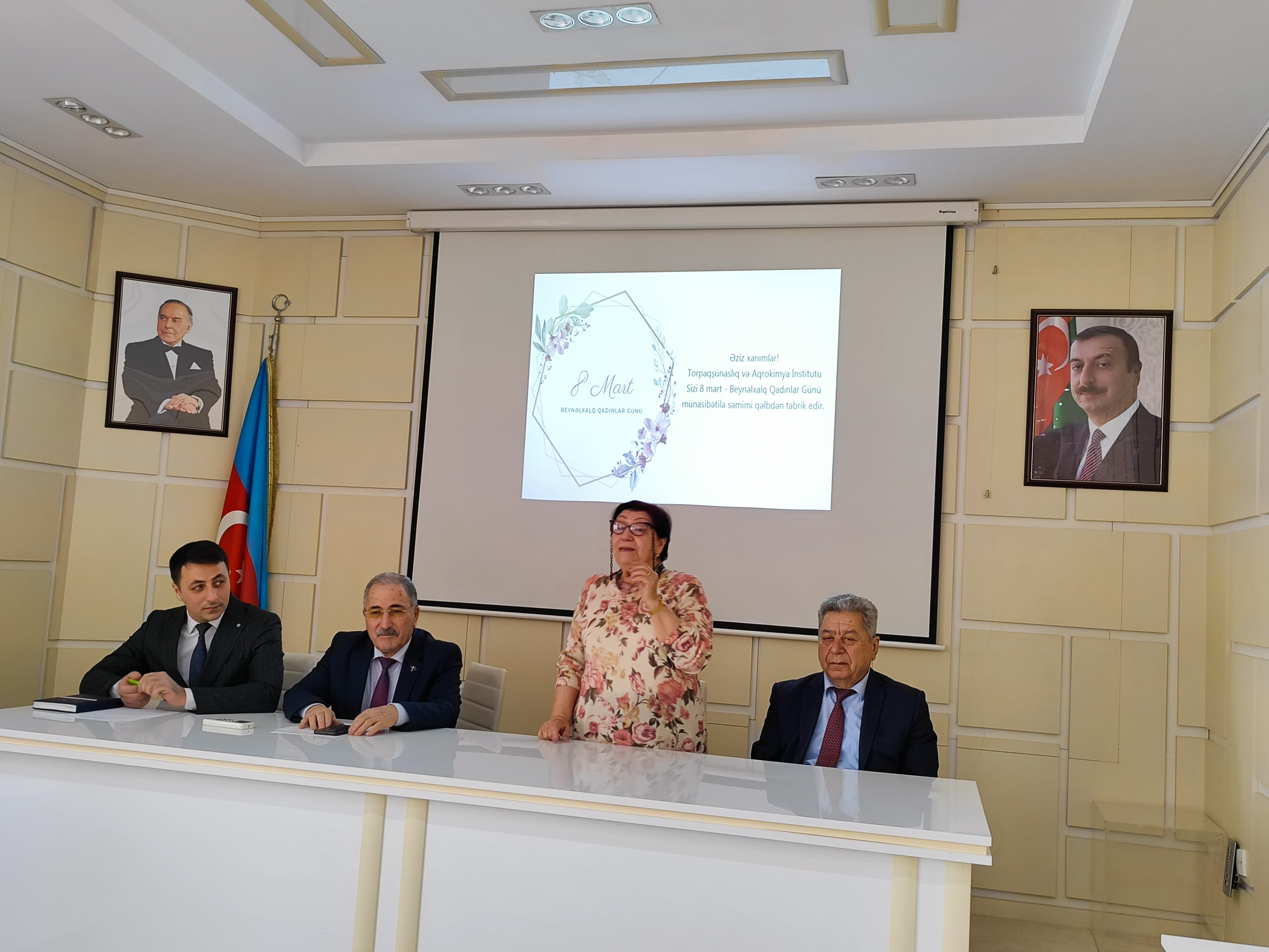 В Институте почвоведения и агрохимии МНО АР состоялось  мероприятие  посвященное 8 марта – Международного женского дня