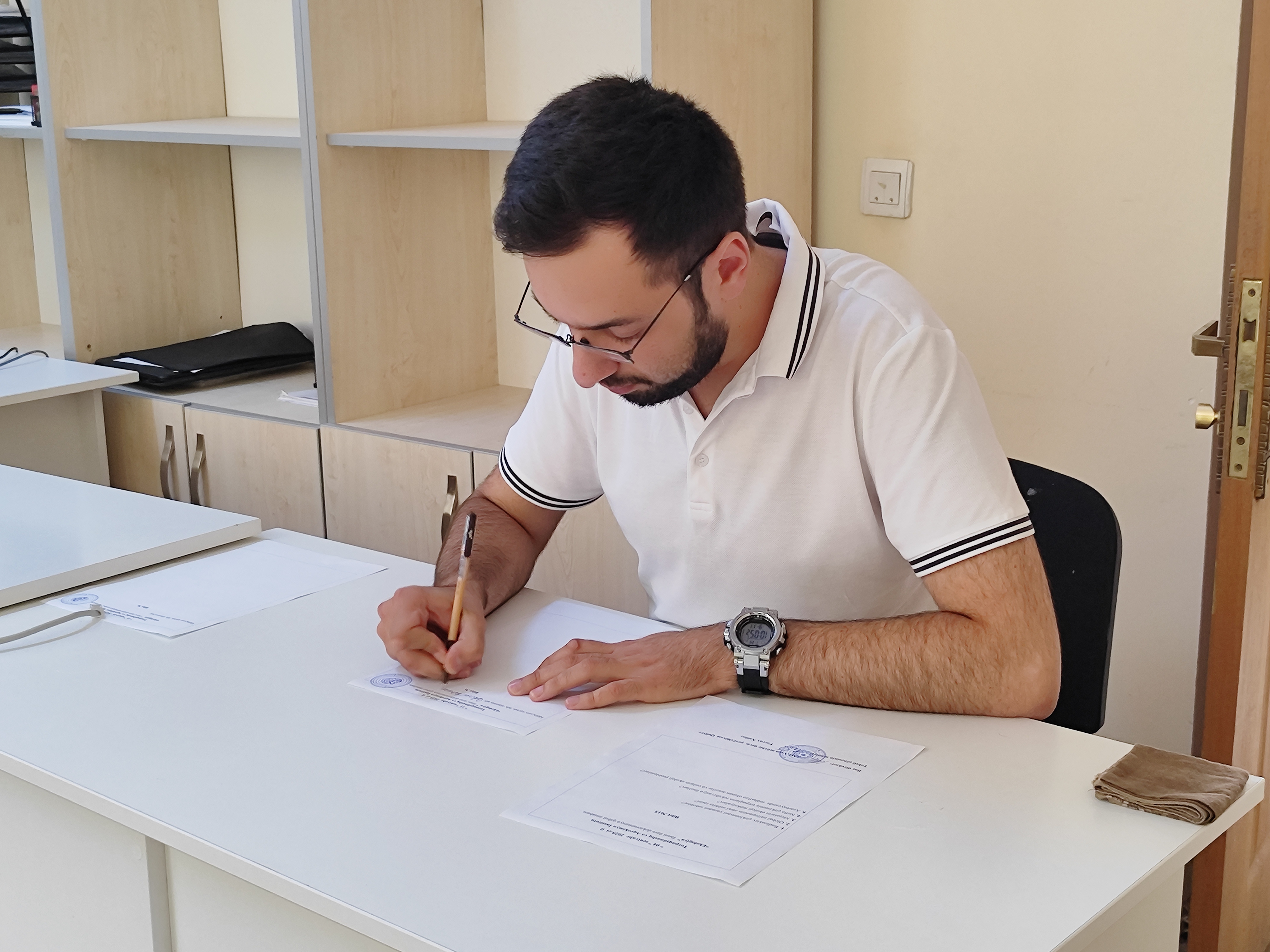 В Институте почвоведения и агрохимии МНО АР  состоялось  вступительный экзамен в докторантуру 