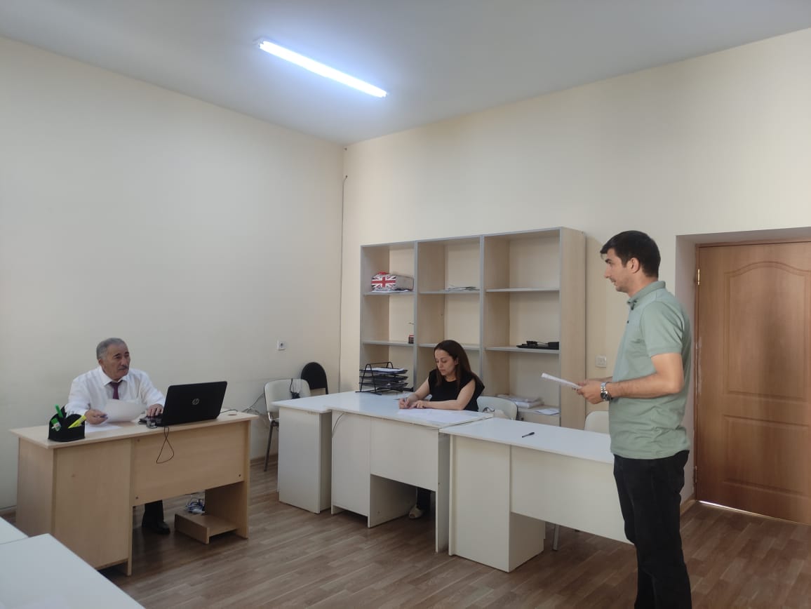 Институт почвоведения и агрохимии Министерство науки и образования Азербайджанской Республики провел докторские (минимальные) экзамены докторантов и диссертантов  для подготовки кандидатов наук.