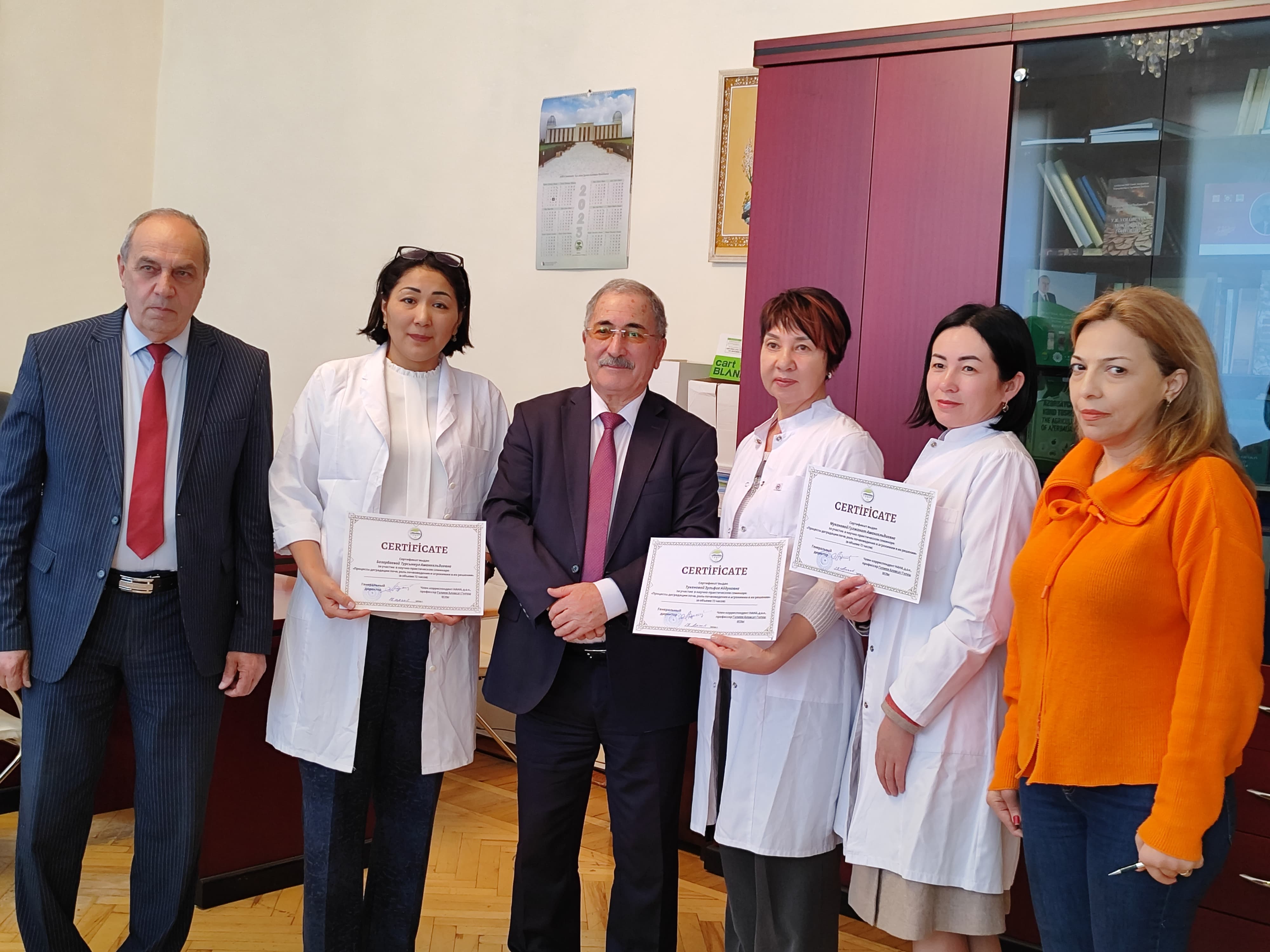 Qazaxıstan Milli Aqrar Universitetinin və Qazaxıstan Milli Aqrar Tədqiqatlar Universitetinin   alimləri AR ETN Torpaqşünaslıq və Aqrokimya İnstitutunda olublar