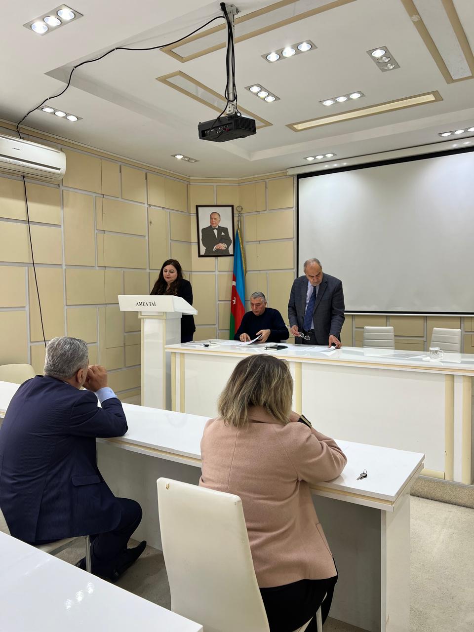  В Институте почвоведения и агрохимии МНО АР состоялось  аттестация докторантов и диссертанов 