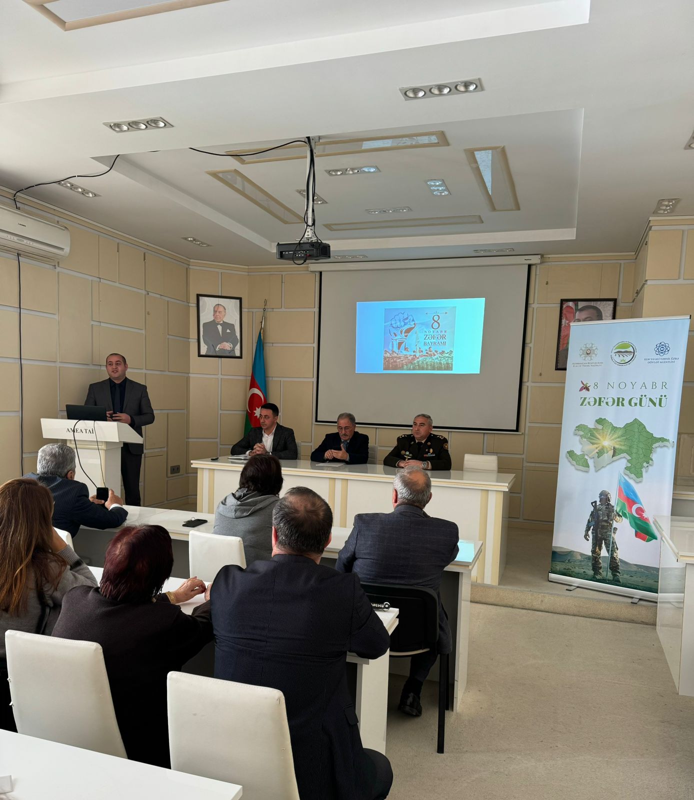  В Институте почвоведения и агрохимии Министерство   науки и образования Азербайджанской Республики состоялось мероприятие посвященное  8 ноября - Дню Победы 