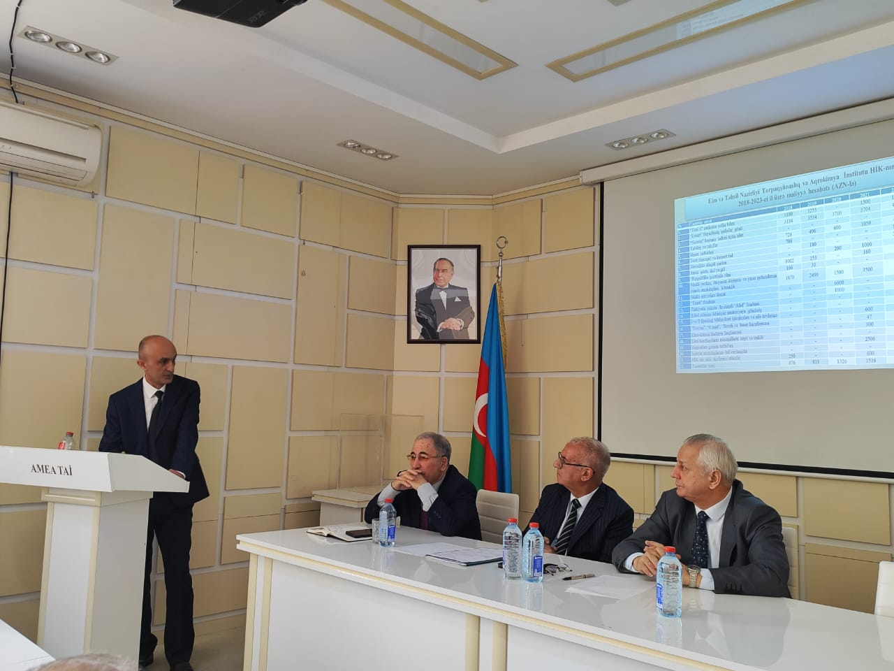 The report-election meeting of the Trade Union Committee was held at the Institute of Soil Science and Agrochemistry of the Ministry of Science and Education of the Republic of Azerbaijan.