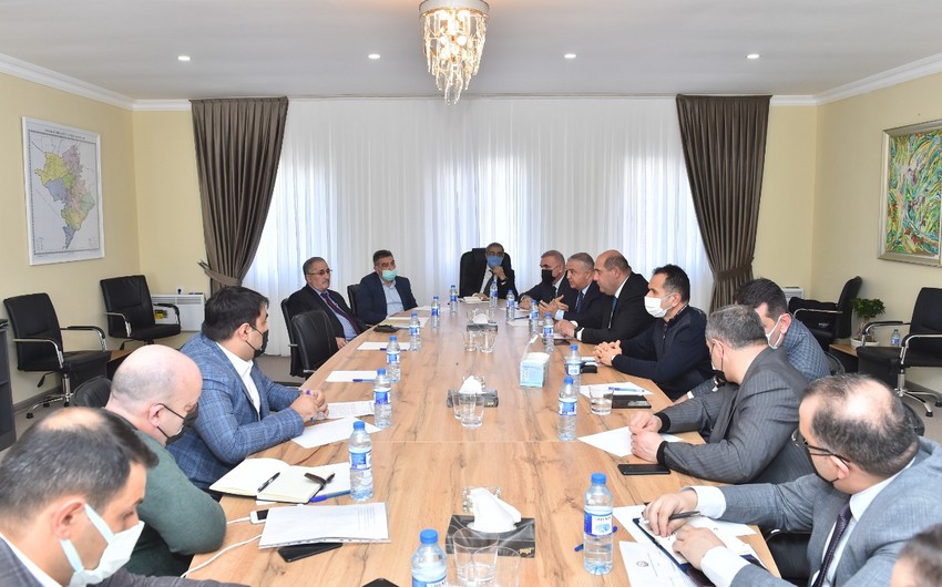 Член-корреспондент НАНА, профессор Аловсат Гулиев принял участие в обсуждениях по восстановлению питьевого водоснабжения города Агдам