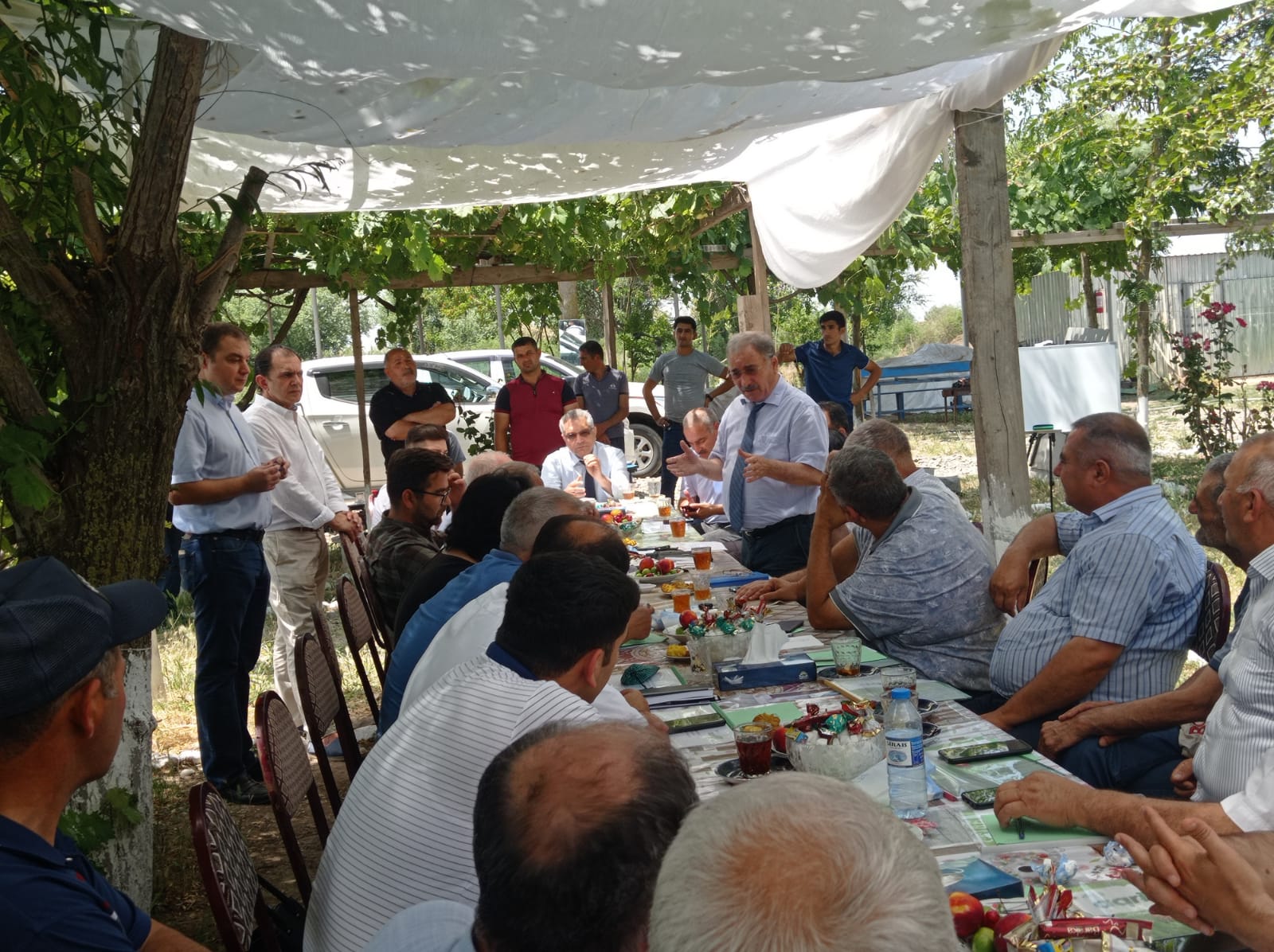 AMEA-nın müxbir üzvü Əlövsət Quliyev Saatlı rayonunda tədbirdə iştirak edib