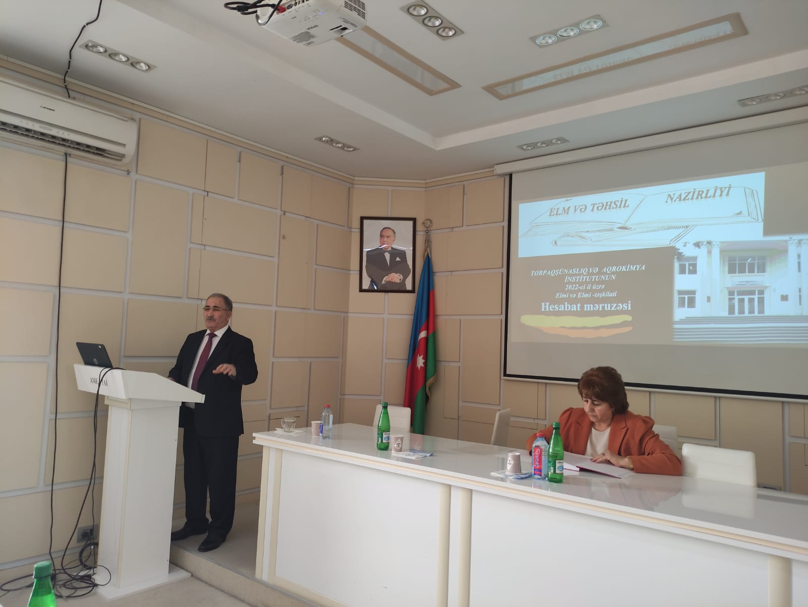 Заслушан годовой отчет Института почвоведения и агрохимии за 2022 год