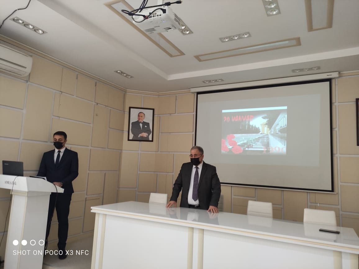 В Институте почвоведения и агрохимии НАНА состоялось мероприятие, посвященное 32-й годовщине трагедии 20 января.