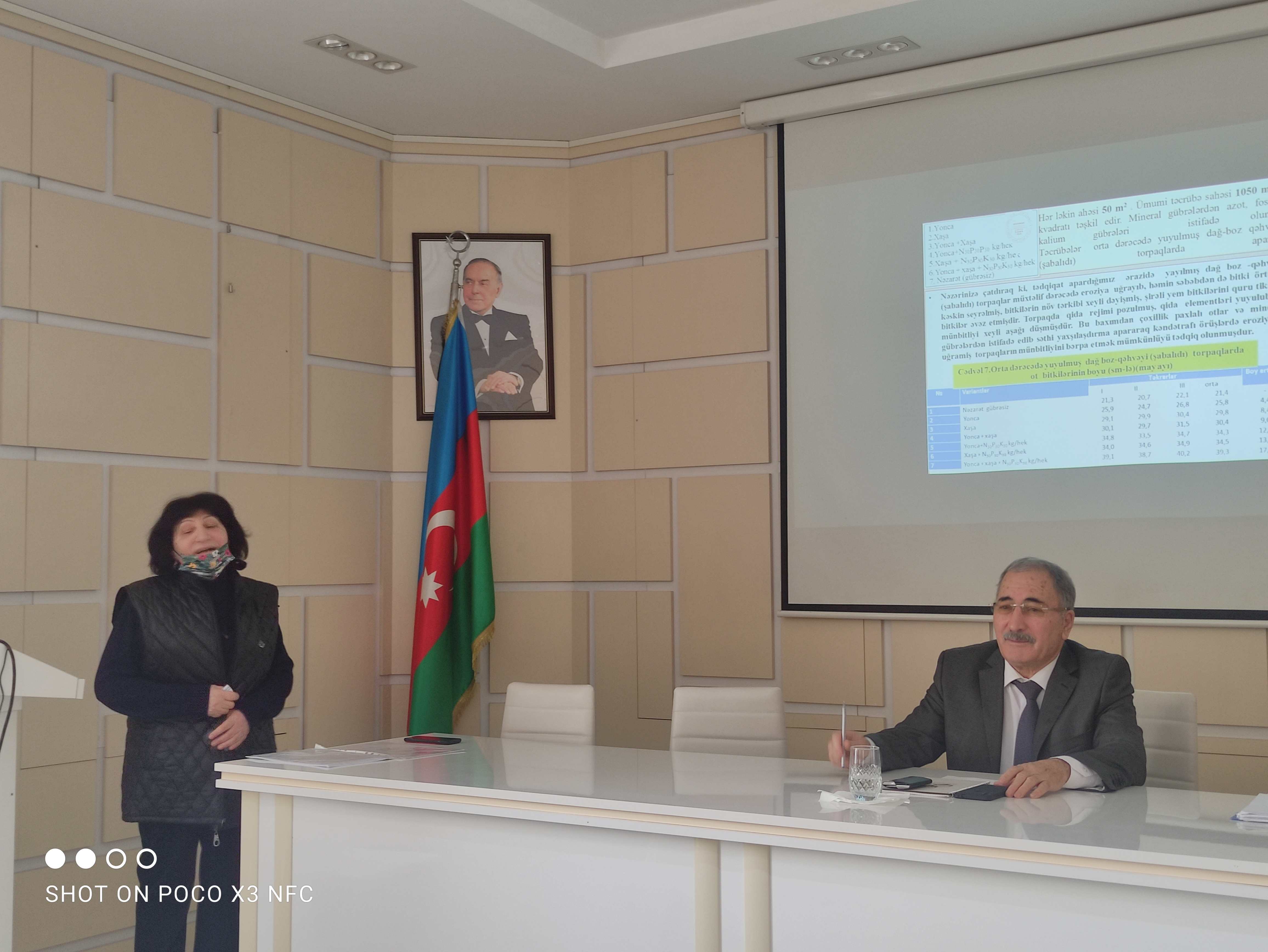  Torpaq coğrafi informasiya sistemləri laboratoriyası və Torpaqların eroziyası  laboratoriyaları  2022-ci il üzrə yekun hesabatını təqdim ediblər