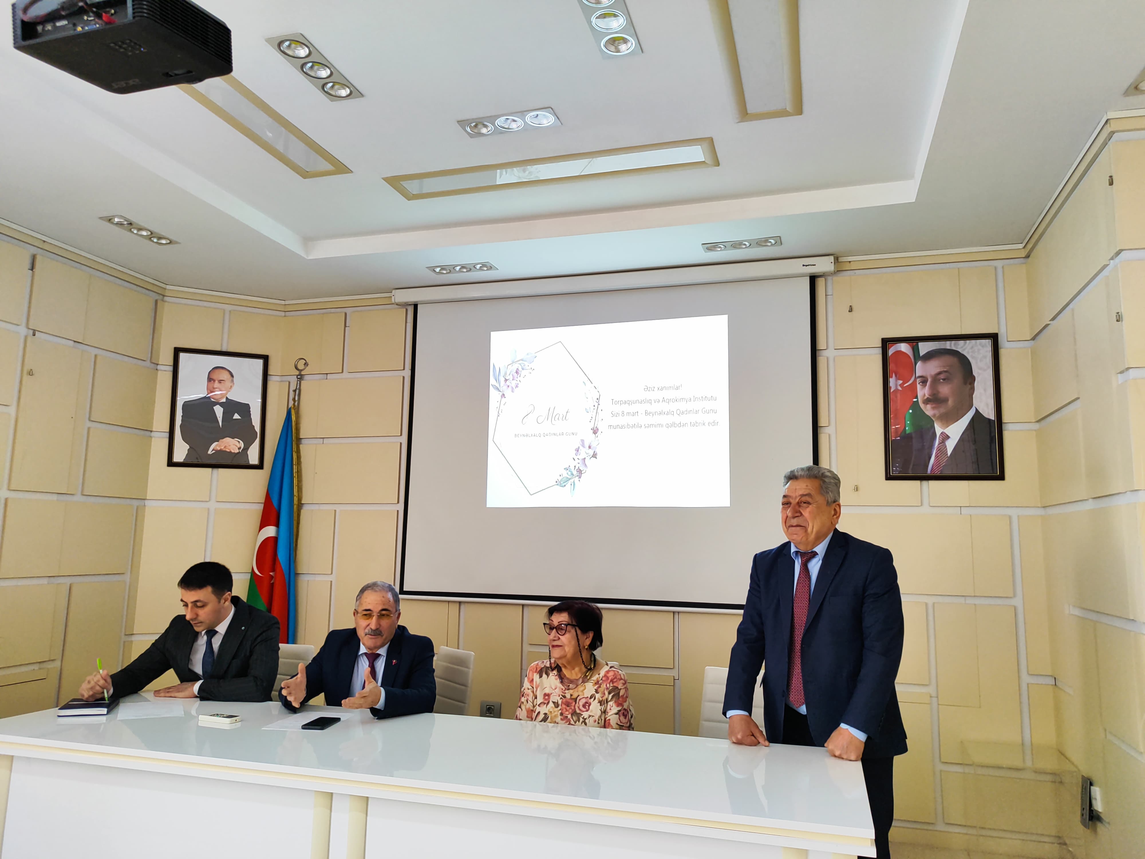 В Институте почвоведения и агрохимии МНО АР состоялось  мероприятие  посвященное 8 марта – Международного женского дня