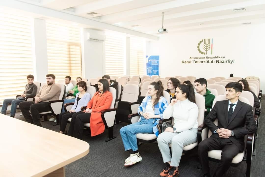  The Ministry of Science and Education of the Republic of Azerbaijan Institute of Soil Science and Agrochemistry conducted training on the subject of the "Research and restoration of lands in the liberated territories".    
