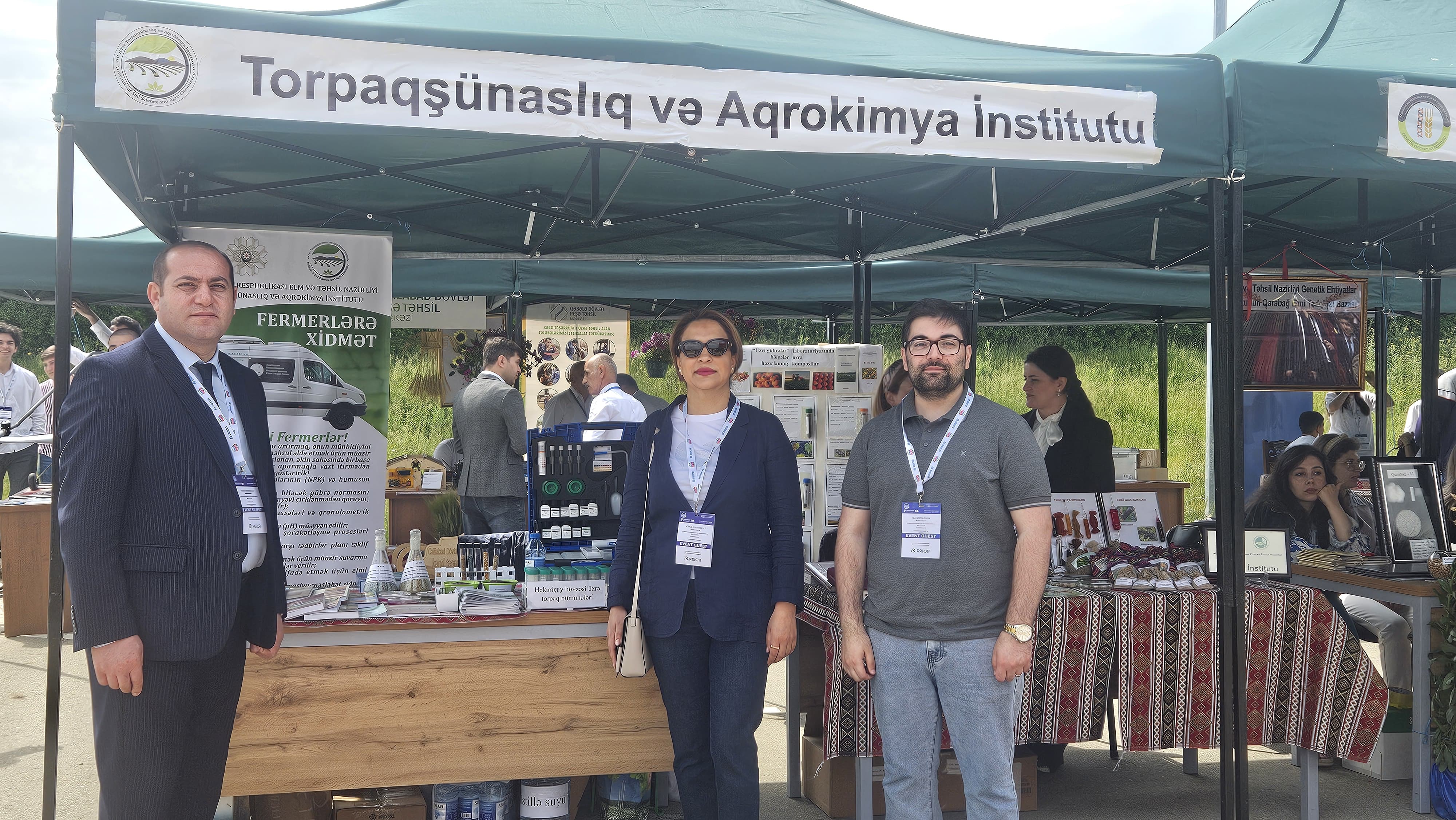 Employees of the Institute of Soil Science and Agrochemistry of the Ministry of Science and Education of the Republic of Azerbaijan participated in the 18th Azerbaijan International Agricultural Exhibition.