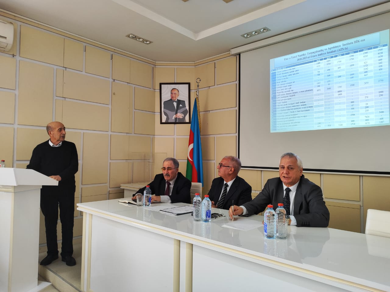 The report-election meeting of the Trade Union Committee was held at the Institute of Soil Science and Agrochemistry of the Ministry of Science and Education of the Republic of Azerbaijan.