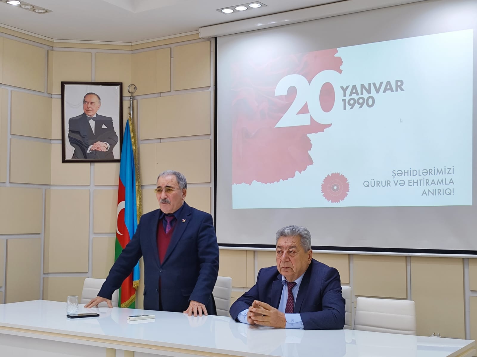 В Институте почвоведения и агрохимии МНО АР состоялось мероприятие, посвященное 34-й годовщине трагедии 20 января.