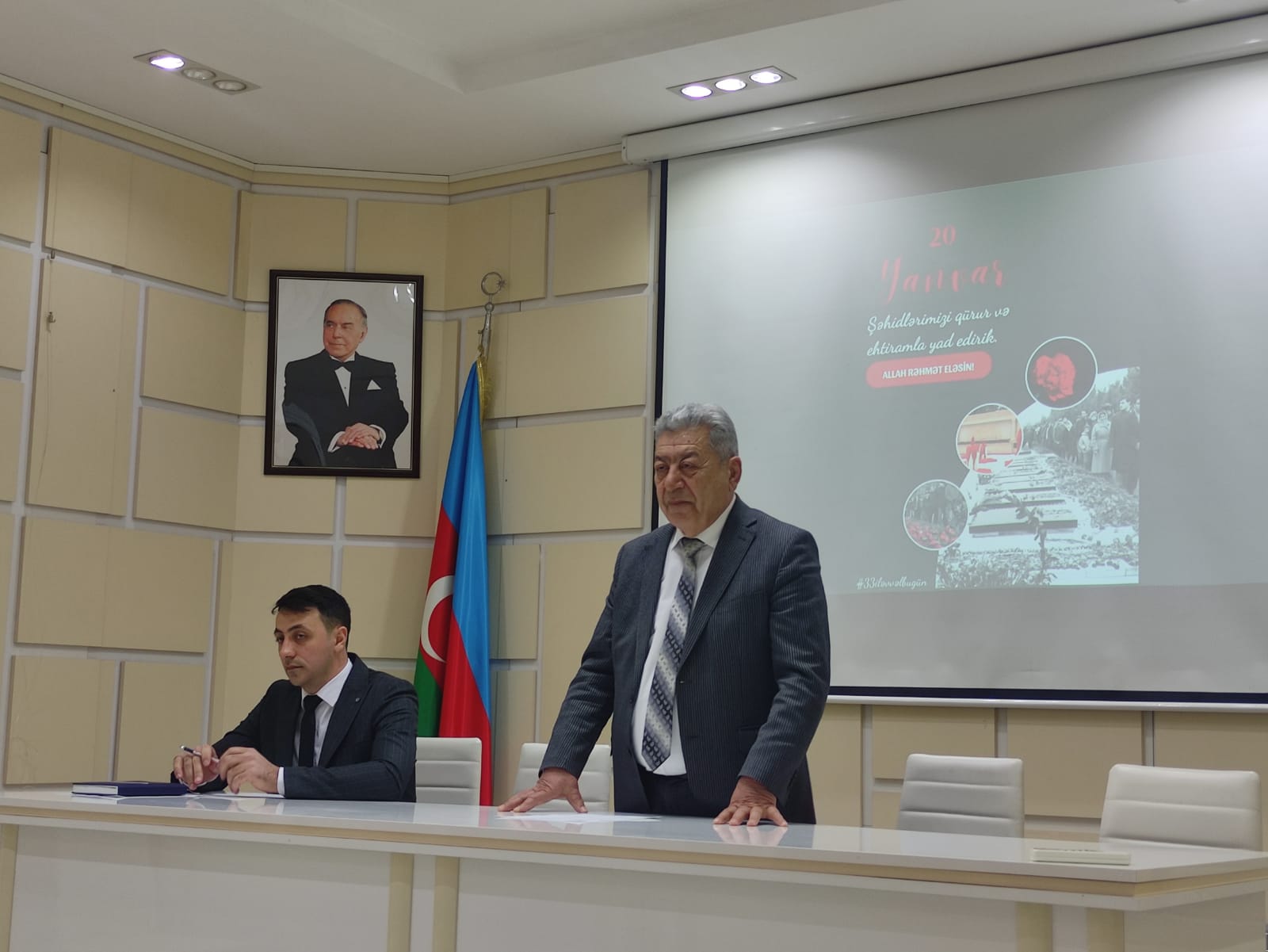 В Институте почвоведения и агрохимии состоялось мероприятие, посвященное 33-й годовщине трагедии 20 января.